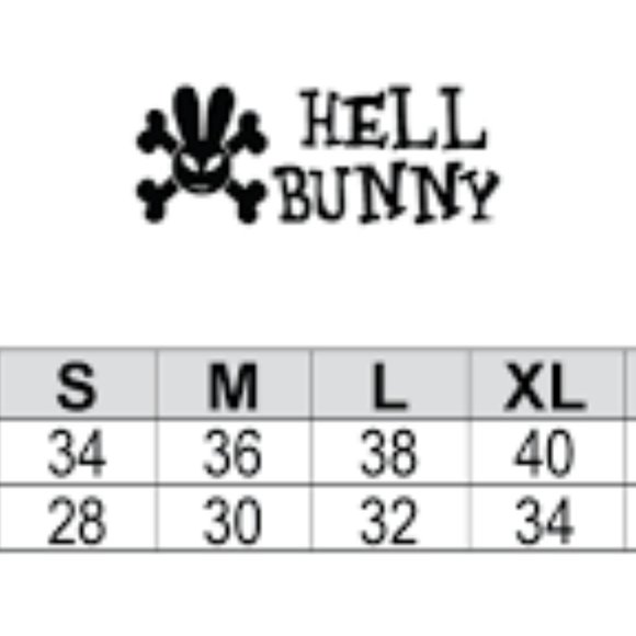 Hell Bunny Skulls n Sharks Skirt - Picture 5 of 5